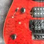 Left Handed Electric Guitar in Metal Red