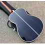 Custom OM 45s Acoustic Electric Guitar Round Body Classic Acoustic Guitar Solid Top Guitar