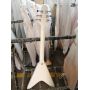 Custom 6 Strings Flying V-Shaped Electric Guitar in White