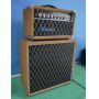 Custom Grand Overdrive Special G-ODS Guitar Amplifier Head 20W Brown Tolex Vox Cloth with Loop and 1*12 Cabinet V30 Celestion