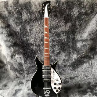 Custom Ricken 350 Electric Guitar in Black