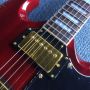 Custom Grand Solid Mahogany Body Electric Guitar Gold Hardware Tune-o-Matic Bridge