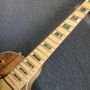 Custom Real Abalone Inlay Maple Fingerboard Decaying Wood Solid Mahogany Body Electric Guitar