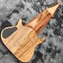 Custom Made Electric Bass Guitar & Gift Pack Bundle, 24 Fret 17 Strings Mahogany