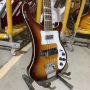 Custom Vintage Sunburst Color Chrome Hardware Ricken 4003 Bass Style Electric Guitar