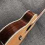 Custom 40 Inch Solid Cedar Top OM Body Cutaway Pearl Inlays Ebony Fingerboard Rosewood Back Sides Acoustic Guitar