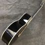 Custom 38 inch Billie Joe Armstrong GJ180 GJ180e acoustic guitar with double pickguards in black finishing
