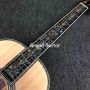 Custom Factory 39 Inch OOO Model Slotted Classic Headstock Acoustic Guitar Ebony Fingerboard Solid Spruce Top