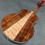 Custom GB J200 solid spruce top KOA+maple back and sides Real abalone shell binding acoustic guitar