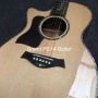 Custom 40 Inch PS14 Lefty Handed Abalone Binding Acoustic Guitar with Armrest