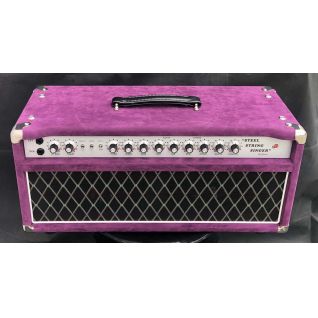 Custom Dumble Clone Suede Purple SSS Amp Head Steel String Singer 20/50/100W By Grand