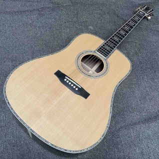 Custom 5A D-45S Solid Spruce Top Acoustic Guitar Standard Version