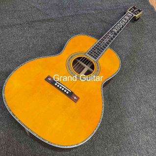 CUSTOM GRAND JIMMY RODGERS 000-45 SOLID ROSEWOOD BACK SIDE