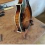 Custom 8 Strings F Style Mandolin with Ebony Fretboard Solid Spruce Solid Flamed Maple F Back Side Mandolin