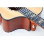 Custom All Solid Wood 41 Inch Acoustic Guitar High Gloss 6 Strings Folk Guitar with Armrest