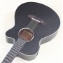 Custom 12 Strings Cutaway Acoustic Electric Guitar Full Sapele Body Matte Folk Guitar