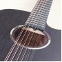 Custom 12 Strings Cutaway Acoustic Electric Guitar Full Sapele Body Matte Folk Guitar