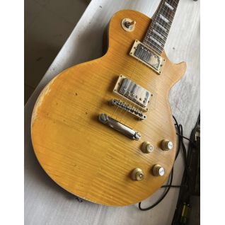 Custom LP Electric Guitar with One Pcs Body Neck Relic Style