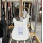 Custom Strat ST Electric Guitar, Cream White Color, Mahogany Body, Rosewood Fingerboard