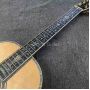 Custom Guitar Order OOO Style 39 Inch 43~48mm Nut Width Abalone Binding Solid Europe Spruce Wood Folk Acoustic Guitar Accept Guitar OEM