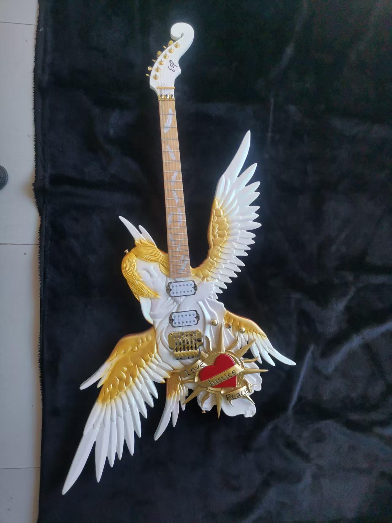 HOT SALES in Stock, Custom Toshihiko Takamizawa’s ESP Style Angel Electric Guitar