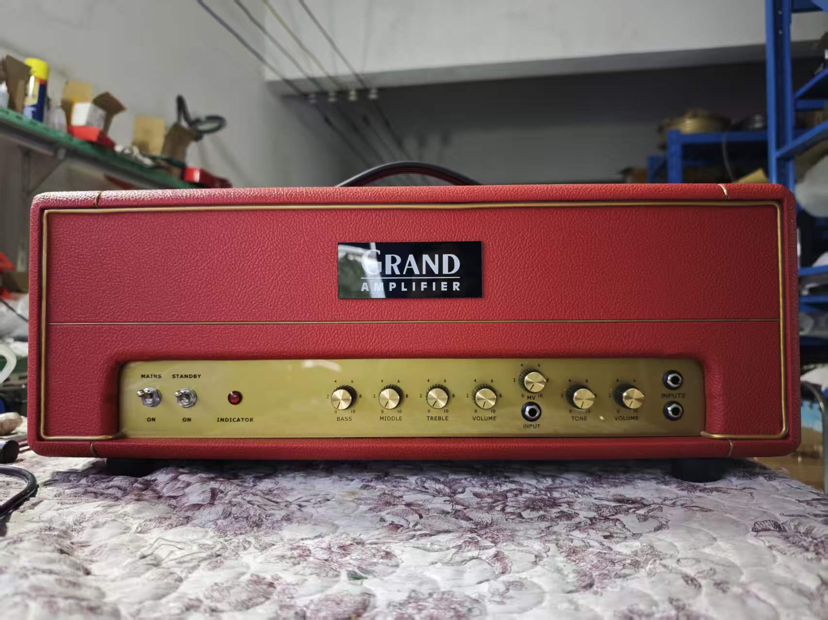 Custom Marshall British Style 18W TMB Guitar Tube Amp Head Clone in Red