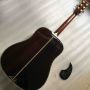 AAAA All Solid Europe Spruce Dreadnought Martins Style D45AA Shape Acoustic Electric Guitar