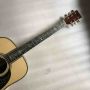 AAAA All Solid Europe Spruce Dreadnought Martins Style D45AA Shape Acoustic Electric Guitar