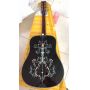 Handcraft Deluxe Abalone Inlay Solid Cocobolo Acoustic Guitar with Hardcase Customize Logo Available