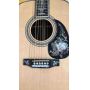 Handcraft Deluxe Abalone Inlay Solid Cocobolo Acoustic Guitar with Hardcase Customize Logo Available