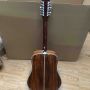 12 strings D45s Deluxe Solid KOA Wood Abalone Inlay Acoustic Guitar