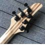 Custom 6 Electric Guitar ASH Body Back Side Ebony Fingerboard