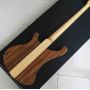 Neck Thru Body One PC Neck Body 4003 Style Natural Walnut Bass Vintage Ric Electric Bass 