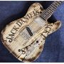 Natural Wood Color Roasted Coke Electric Guitar