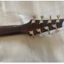 Multi Scaled 8 Strings Black Iba Model Golden Hardware Fanned Frets Electric Guitar
