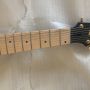 Multi Scaled 8 Strings Black Iba Model Golden Hardware Fanned Frets Electric Guitar