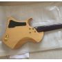 Multi Scaled 8 Strings Black Iba Model Golden Hardware Fanned Frets Electric Guitar