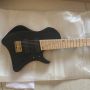 Multi Scaled 8 Strings Black Iba Model Golden Hardware Fanned Frets Electric Guitar