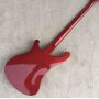 TOP QUALITY 4003 Model 4 Strings Bass Guitar Metal Red Color Rickenback Electric Guitar Bass