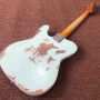 Rosewood Fingerboard 6 Strings Blue Relic Tl Electric Guitar with Chrome Hardware