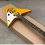 New Style handwork V style Electric Guitar Rosewood fingerboard guitar gold hardware