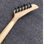 Top Quality 6 Strings Bones Black Skull Electric Guitar