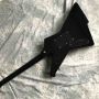 Custom High Gloss Black Destroyer Duplex Tremolo System Electric Guitar