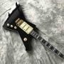 Custom High Gloss Black Destroyer Duplex Tremolo System Electric Guitar