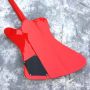 Custom shop, high quality red electric guitar, logo, color, wood, shape can be customized