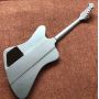 Custom Shop Electric Guitar with Long Verson Maestro Vibrola Ebony Fingerboard in Blue