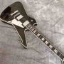 Custom Chrome Hardware Electric Guitar in Black Color