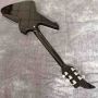Custom Chrome Hardware Electric Guitar in Black Color