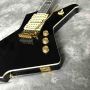 Custom High Gloss Black Iban Style Destroyer Duplex Tremolo System Electric Guitar