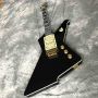 Custom High Gloss Black Iban Style Destroyer Duplex Tremolo System Electric Guitar